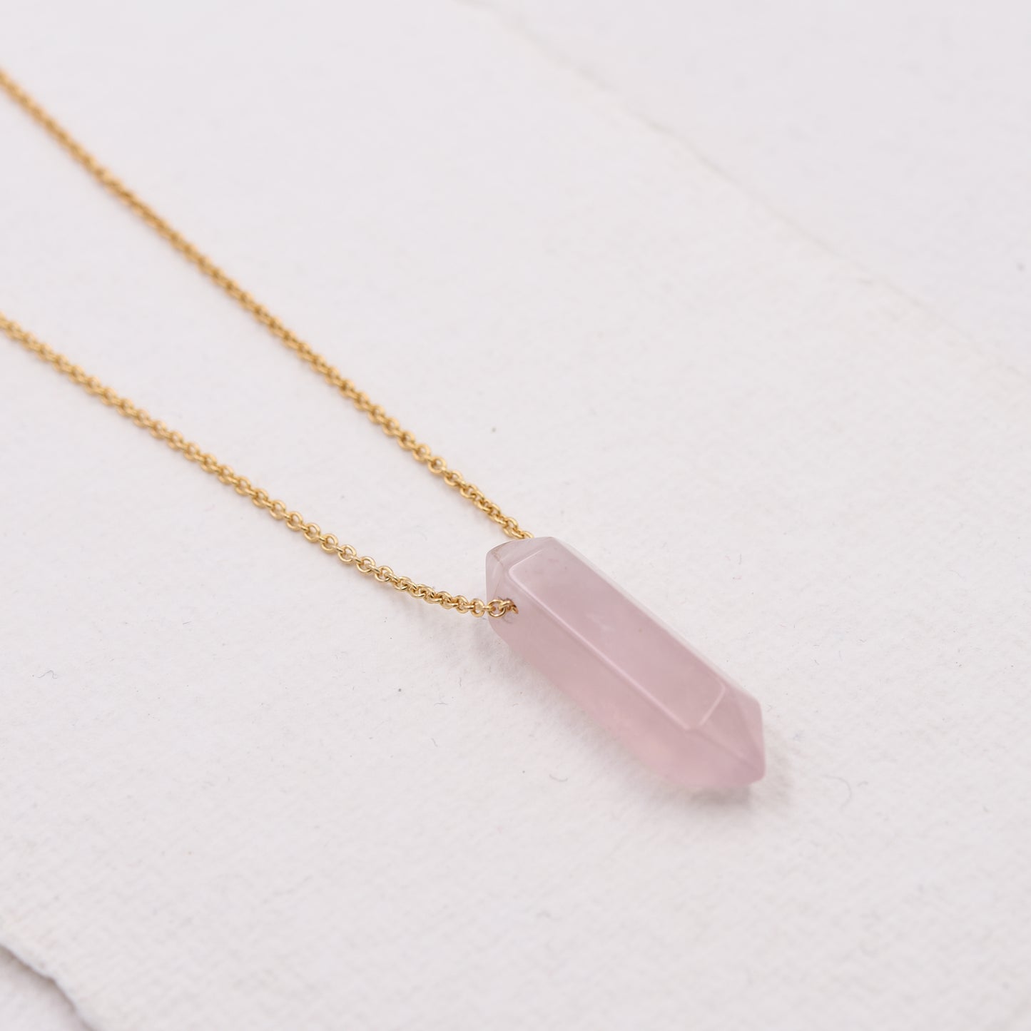 Rose Quartz Energy Necklace