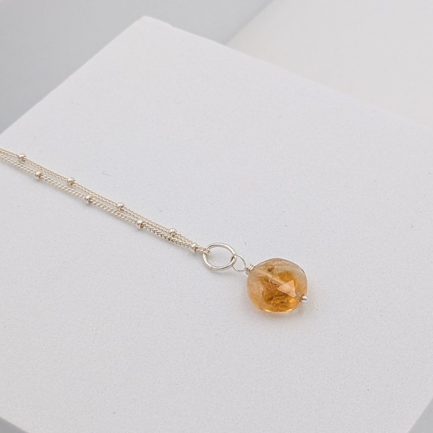Citrine Star Necklace