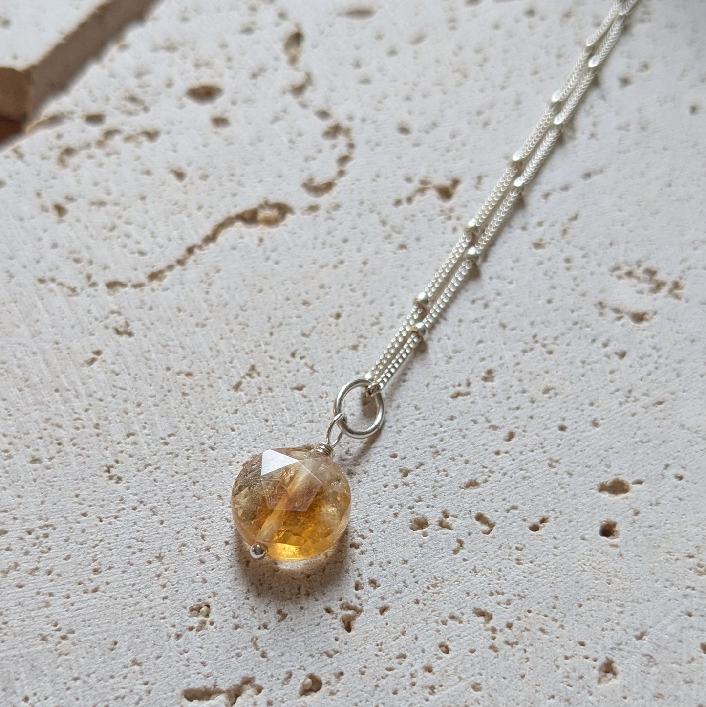 Citrine Star Necklace