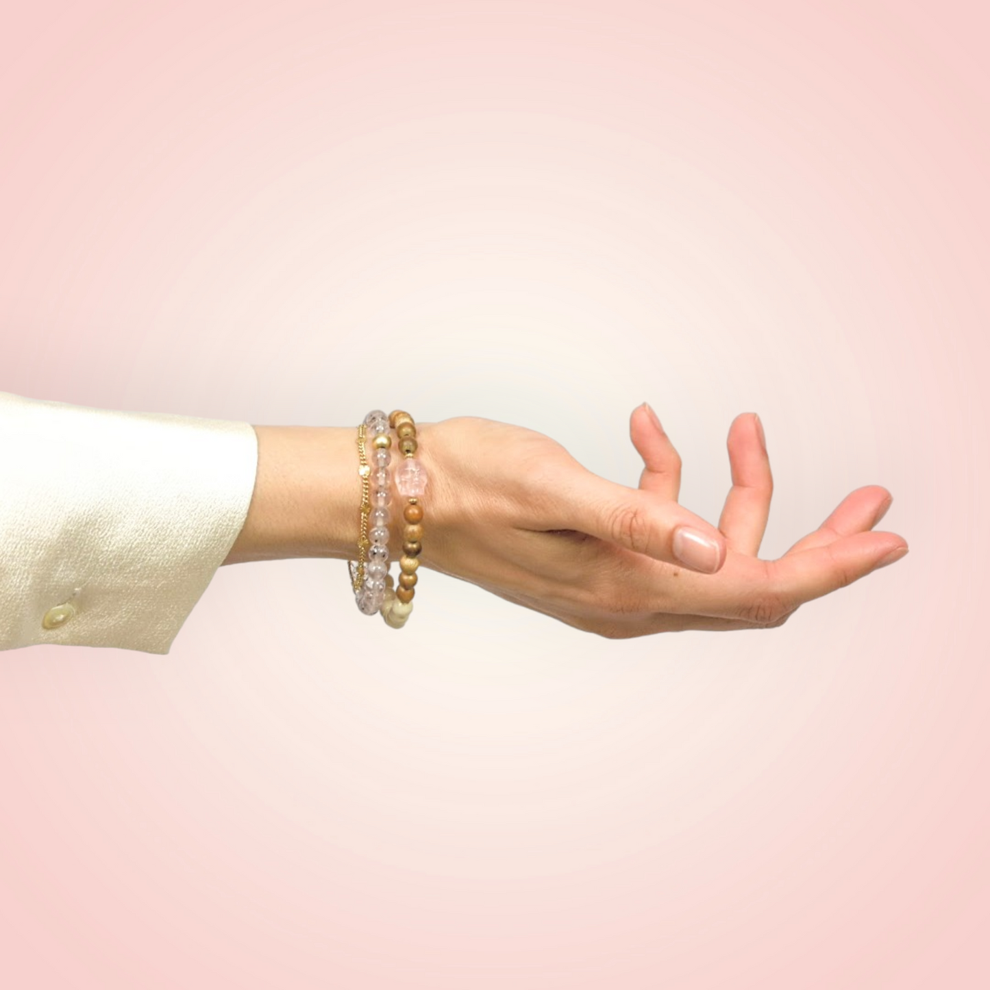 Hematoid Quartz Energy Bracelet