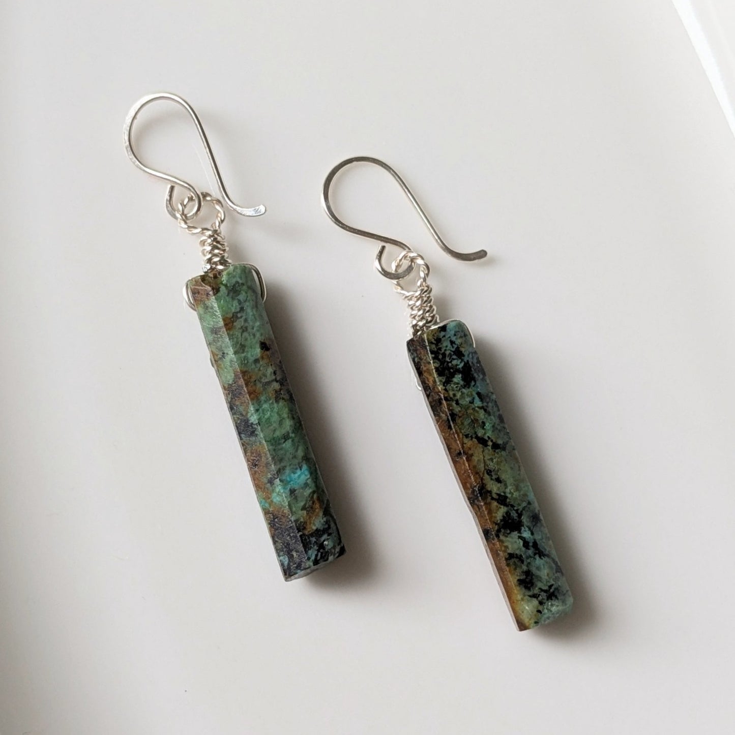 Turquoise Wand Earrings