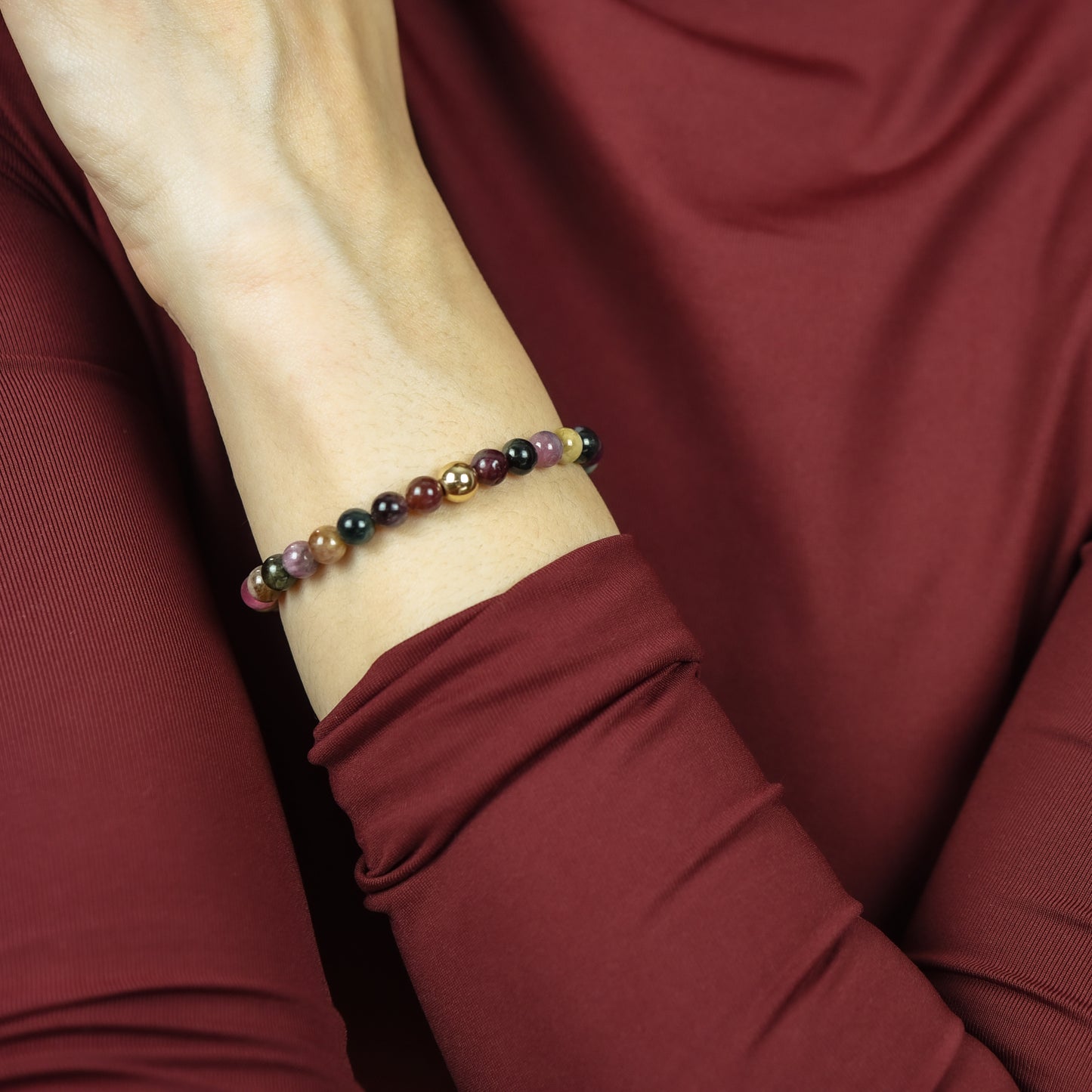Watermelon Tourmaline Energy Bracelet