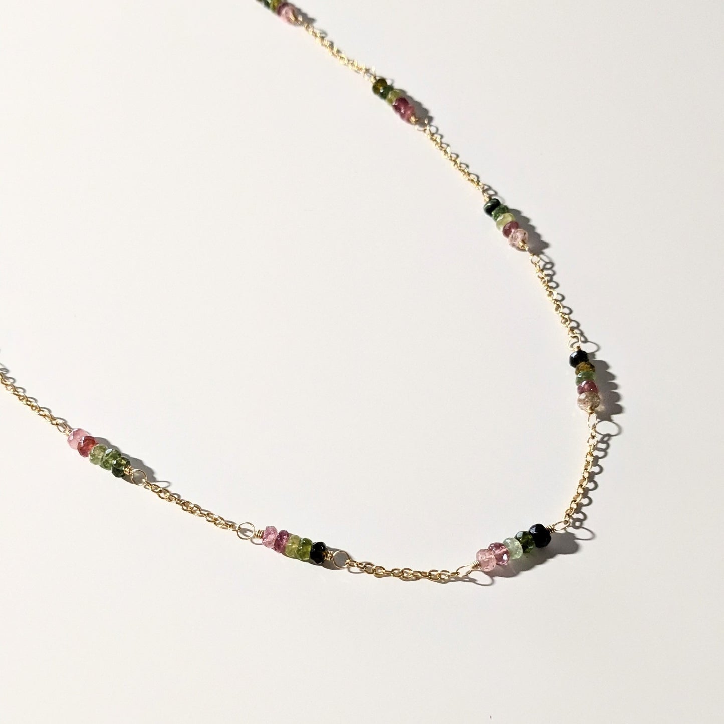 Watermelon Tourmaline Necklace