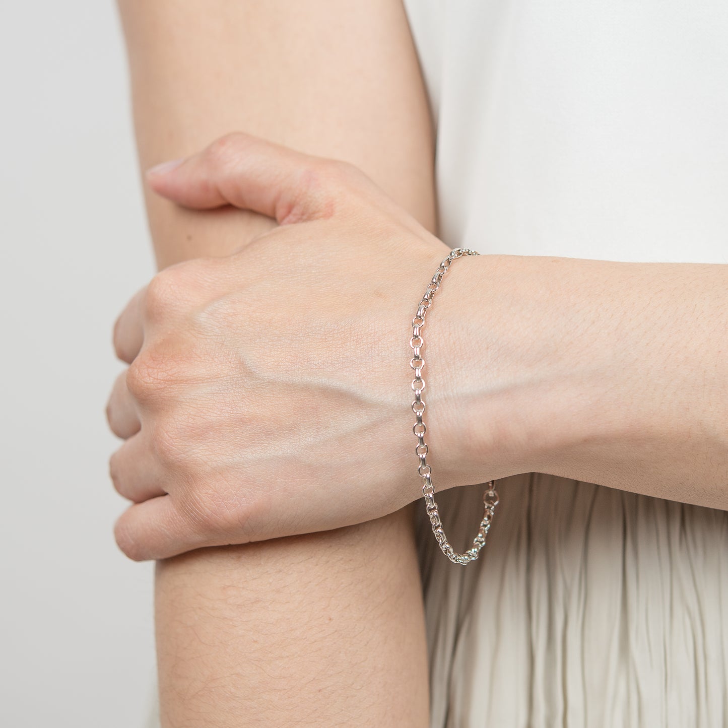 Bold Sterling Chain Bracelet