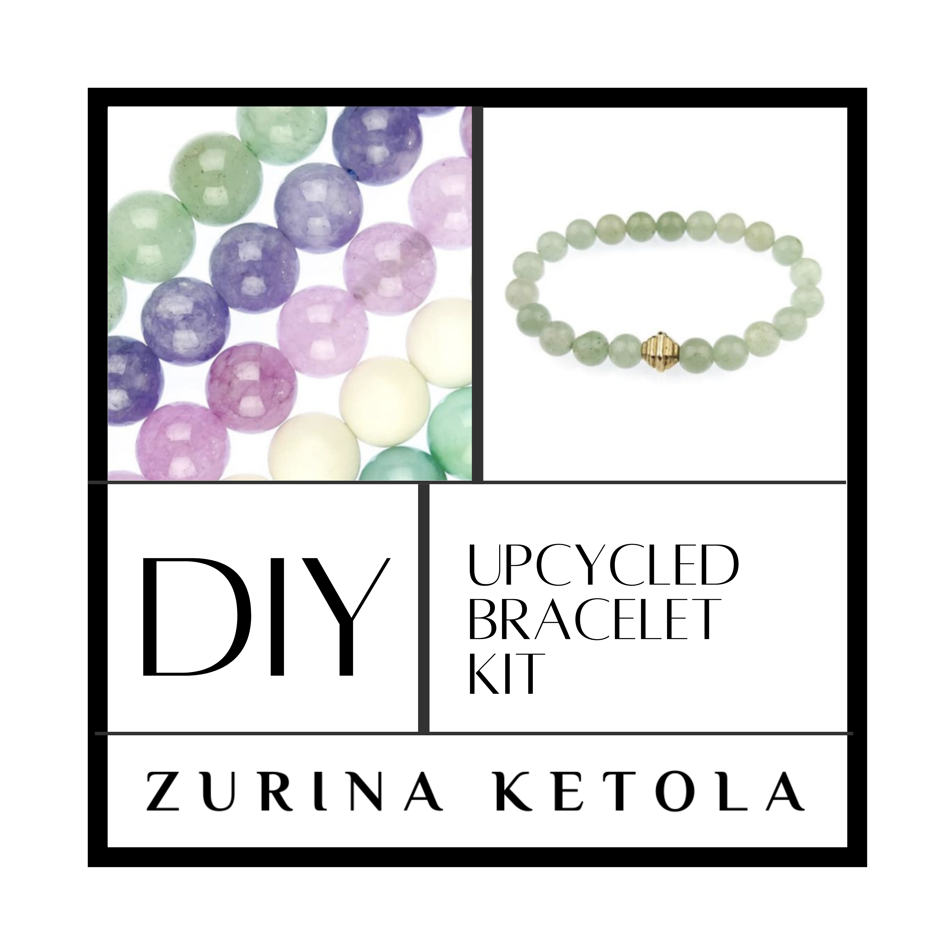 Karatasi DIY Bracelet Kit in Rainbow – Akola