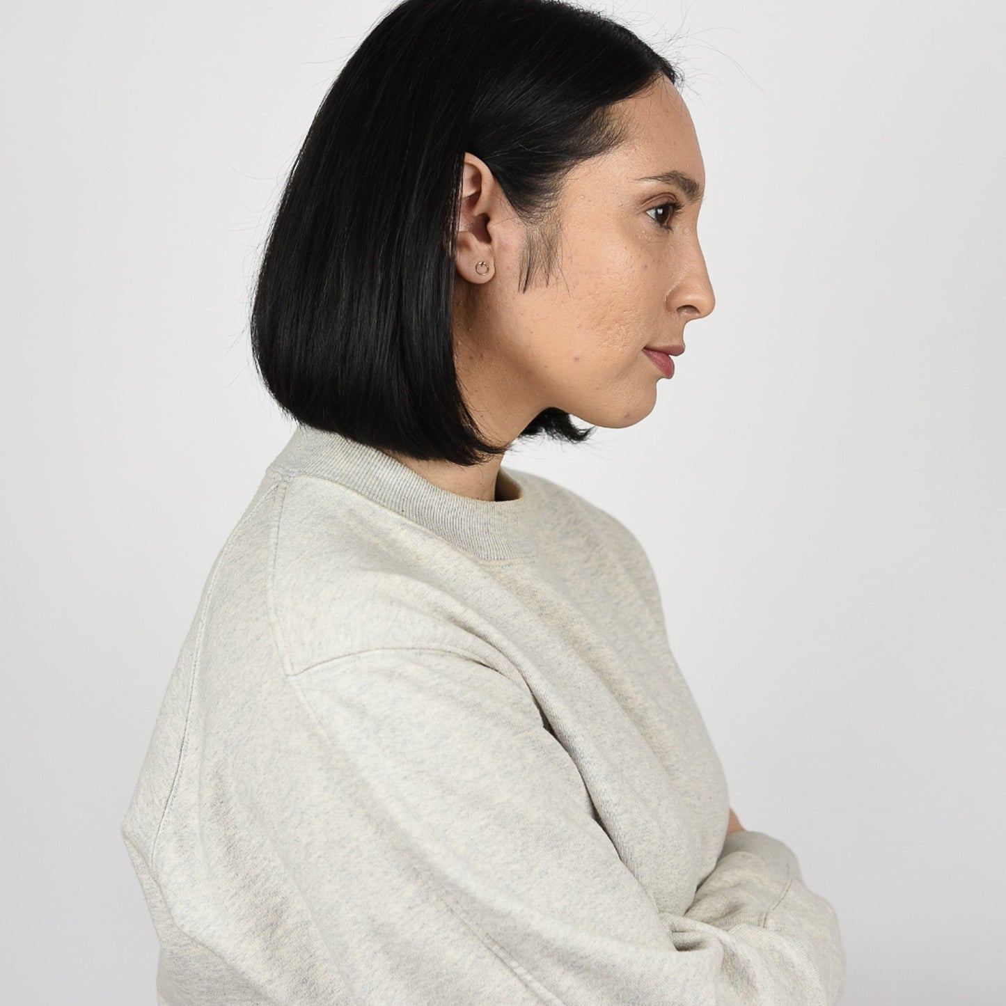 Circle Post Earrings
