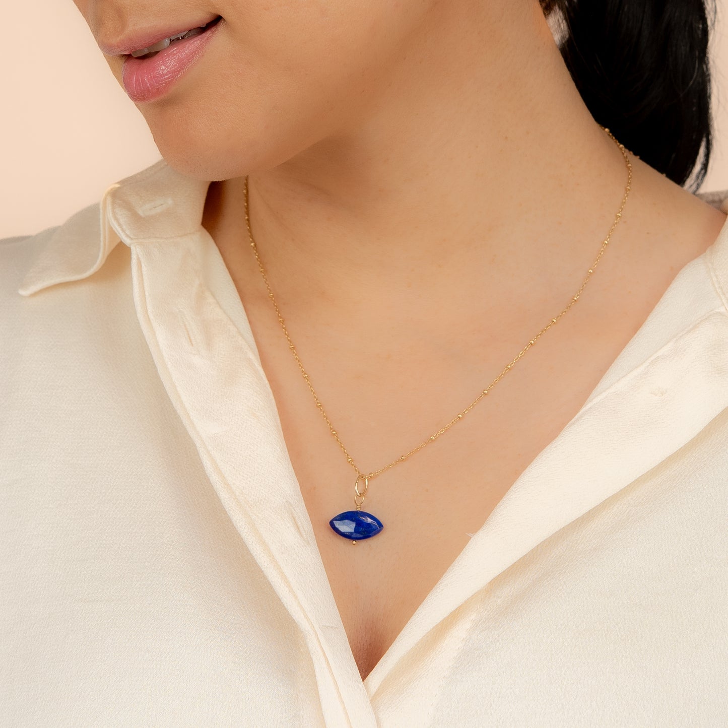 Third Eye Lapis Necklace