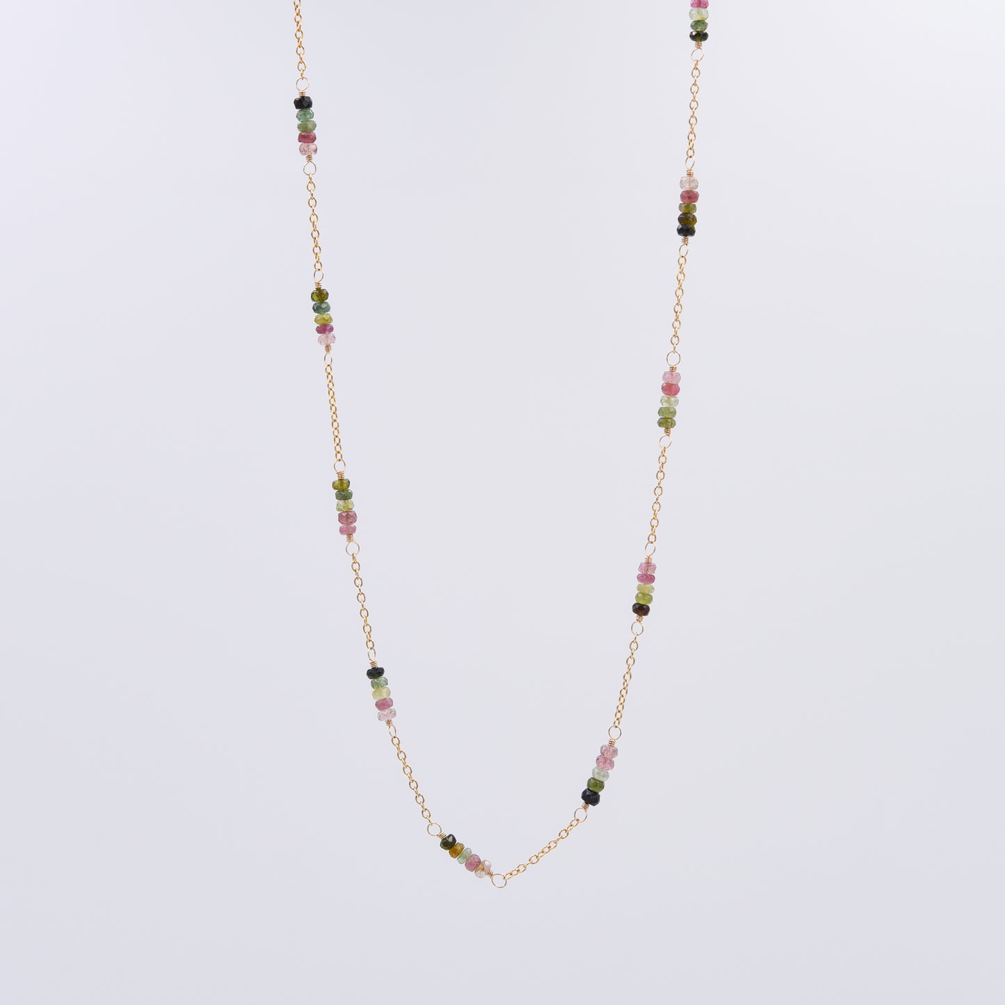 Watermelon Tourmaline Necklace