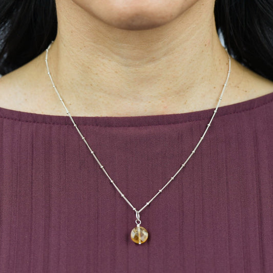 Citrine Star Necklace