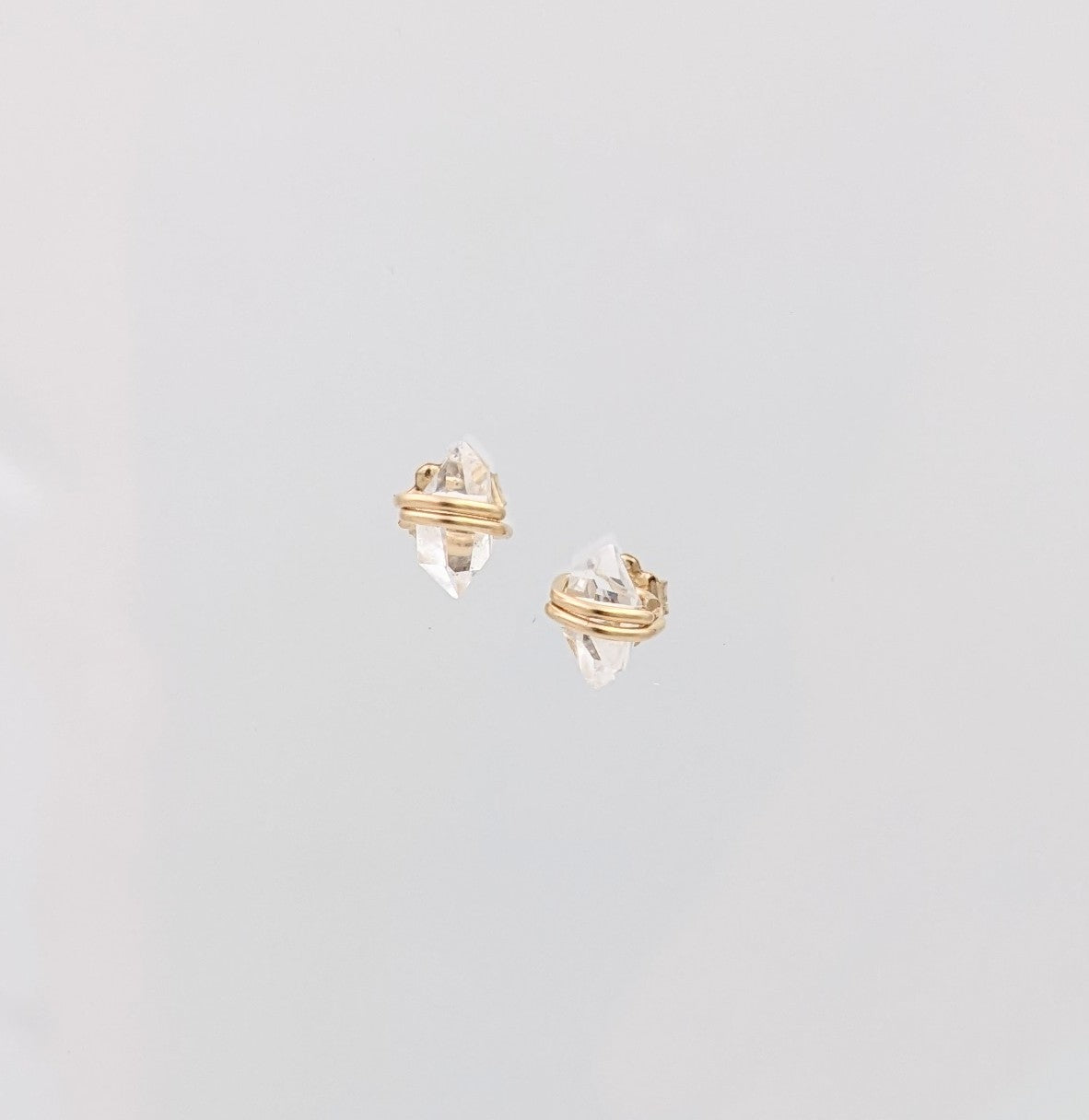 Herkimer Diamond Post Earrings