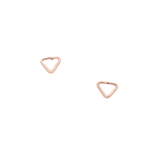 Tiny Triangle Post Earrings