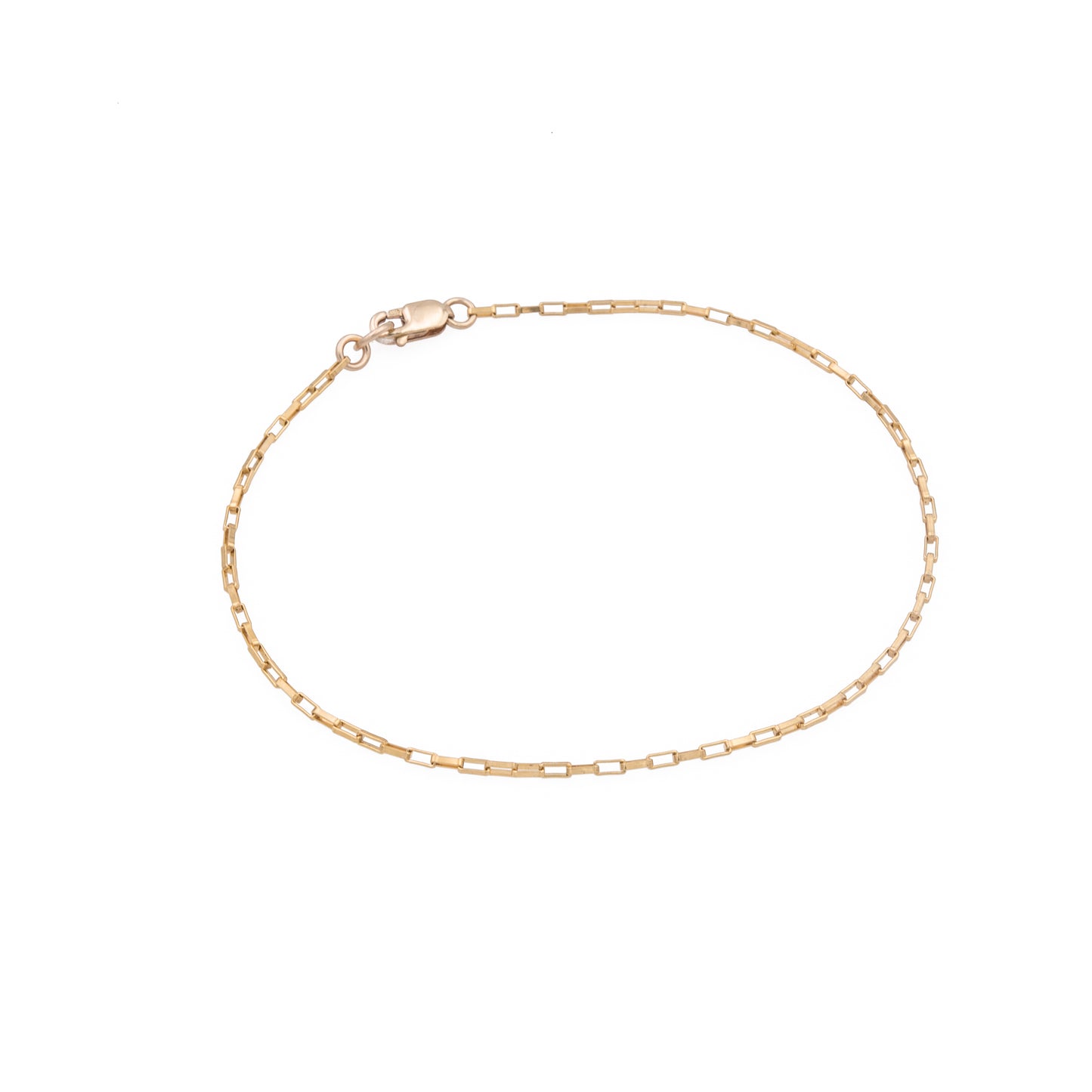 Fine Box Chain Bracelet