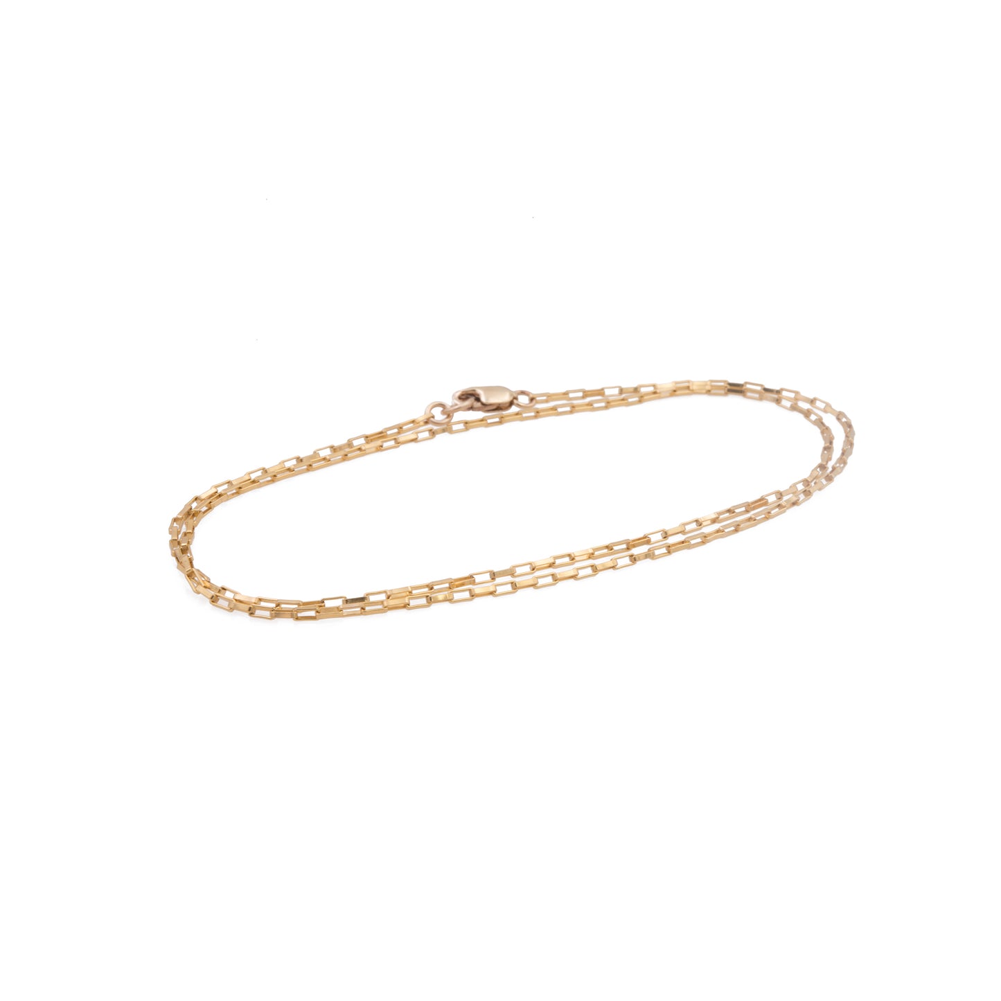 Fine Box Chain Choker Necklace