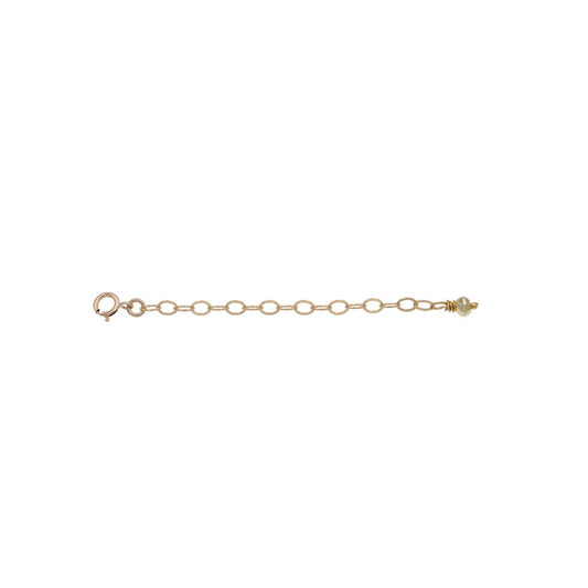 Zurina Ketola Handmade Jewelry Accessories. Gold-Filled Necklace Extender. 65mm / 2.5" on white background
